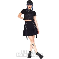 Jawbreaker Lilith Crop T-Shirt (Black)