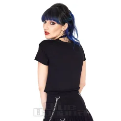 Jawbreaker Lilith Crop T-Shirt (Black)