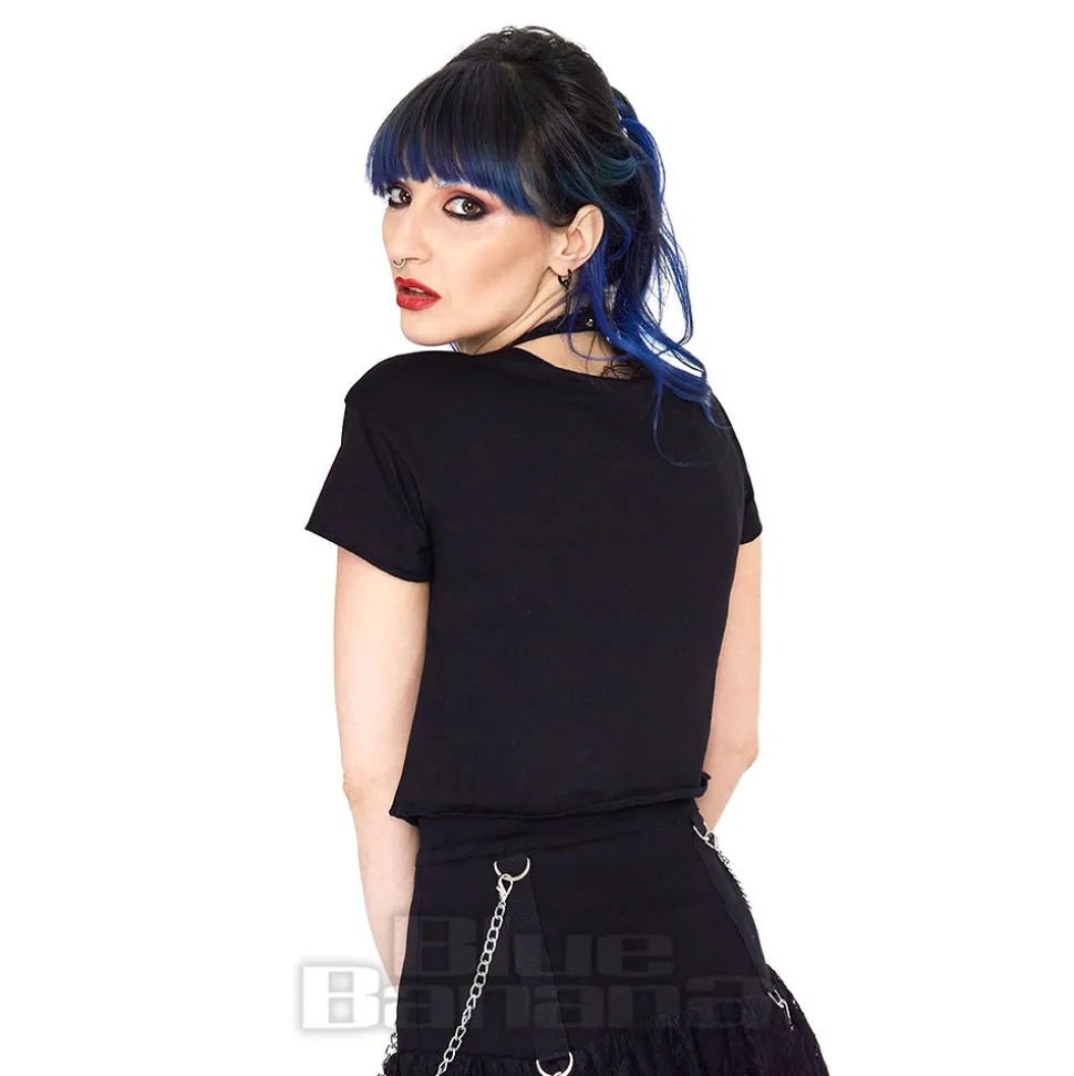 Jawbreaker Lilith Crop T-Shirt (Black)