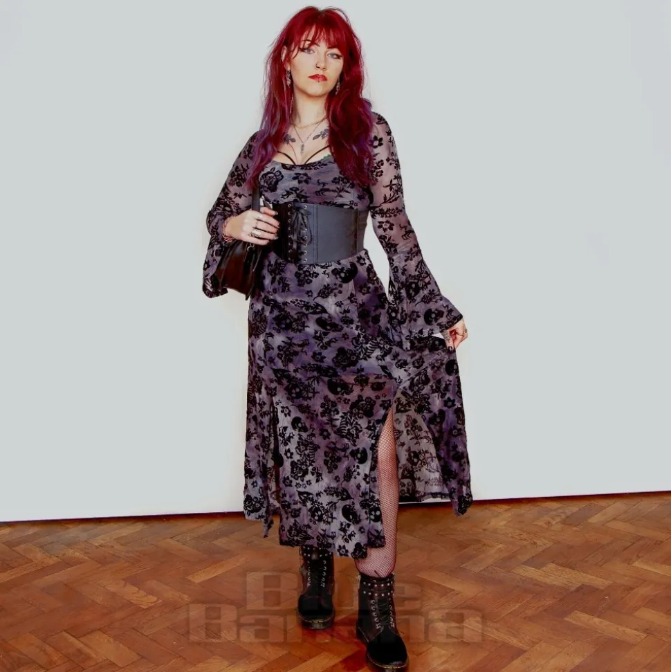 Jawbreaker Skull Knee Dress (Black)