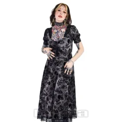 Jawbreaker Skull Knee Dress (Black)