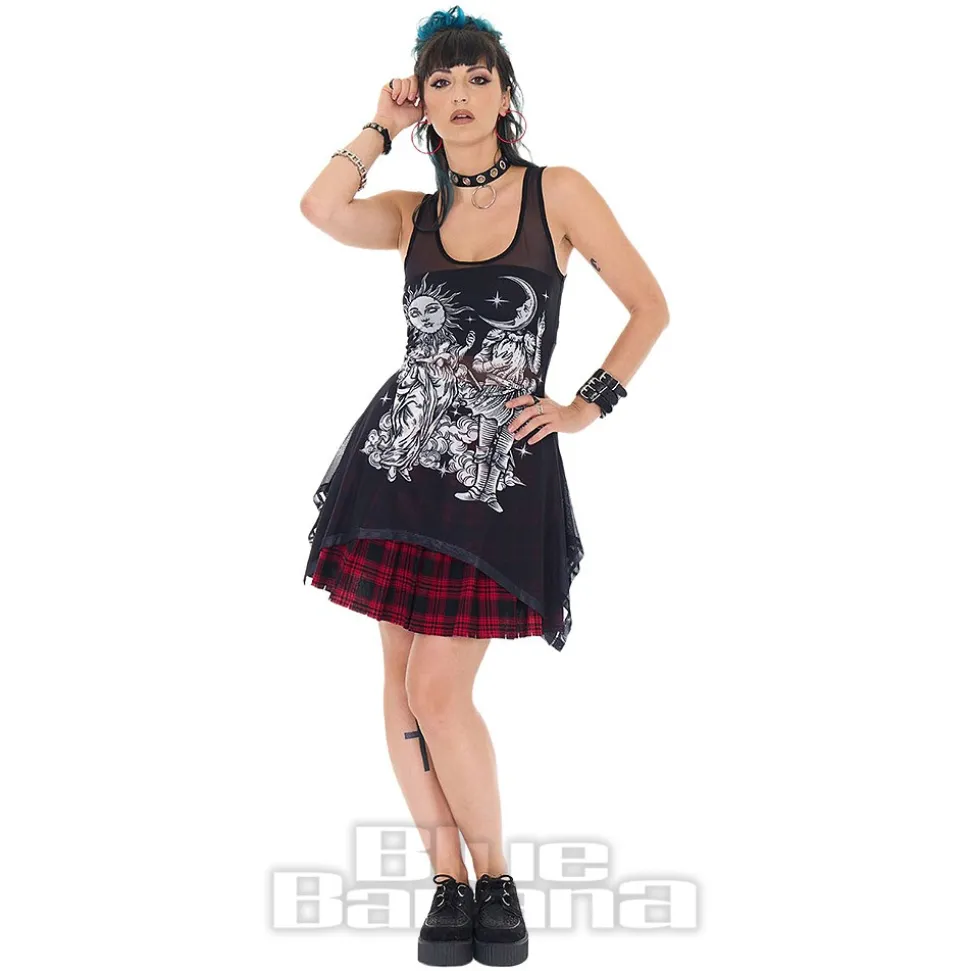 Jawbreaker Sun & Moon Gods Mesh Vest (Black)