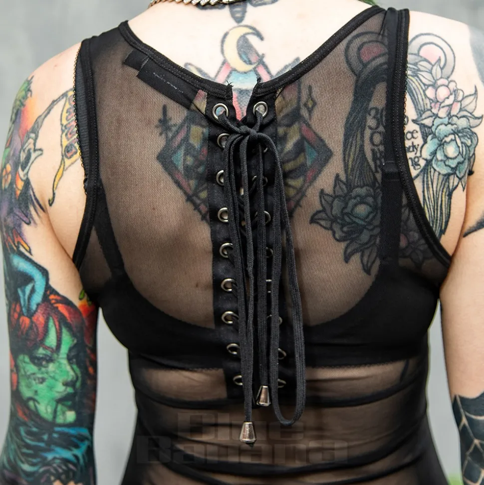 Jawbreaker Sun & Moon Gods Mesh Vest (Black)