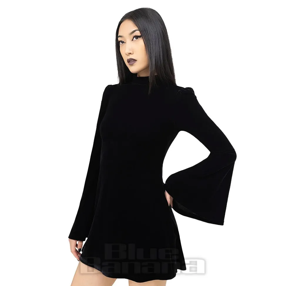 Killstar Dark Dawn Mini Dress (Black)