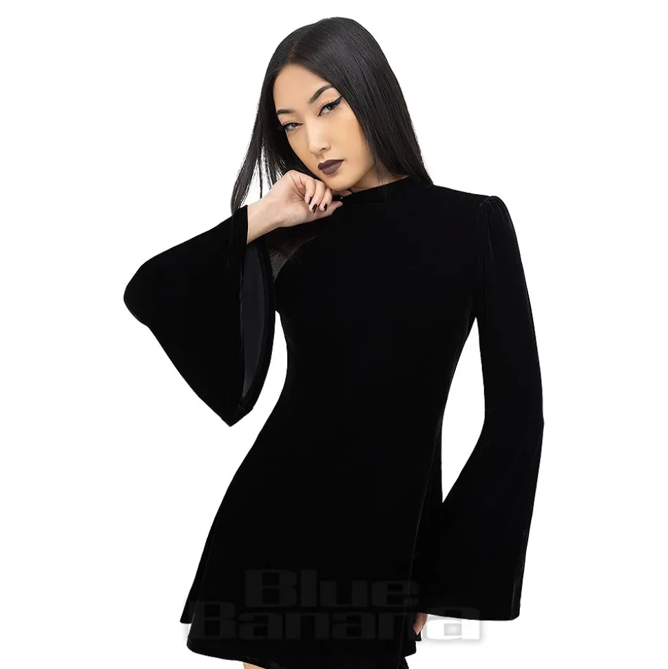 Killstar Dark Dawn Mini Dress (Black)