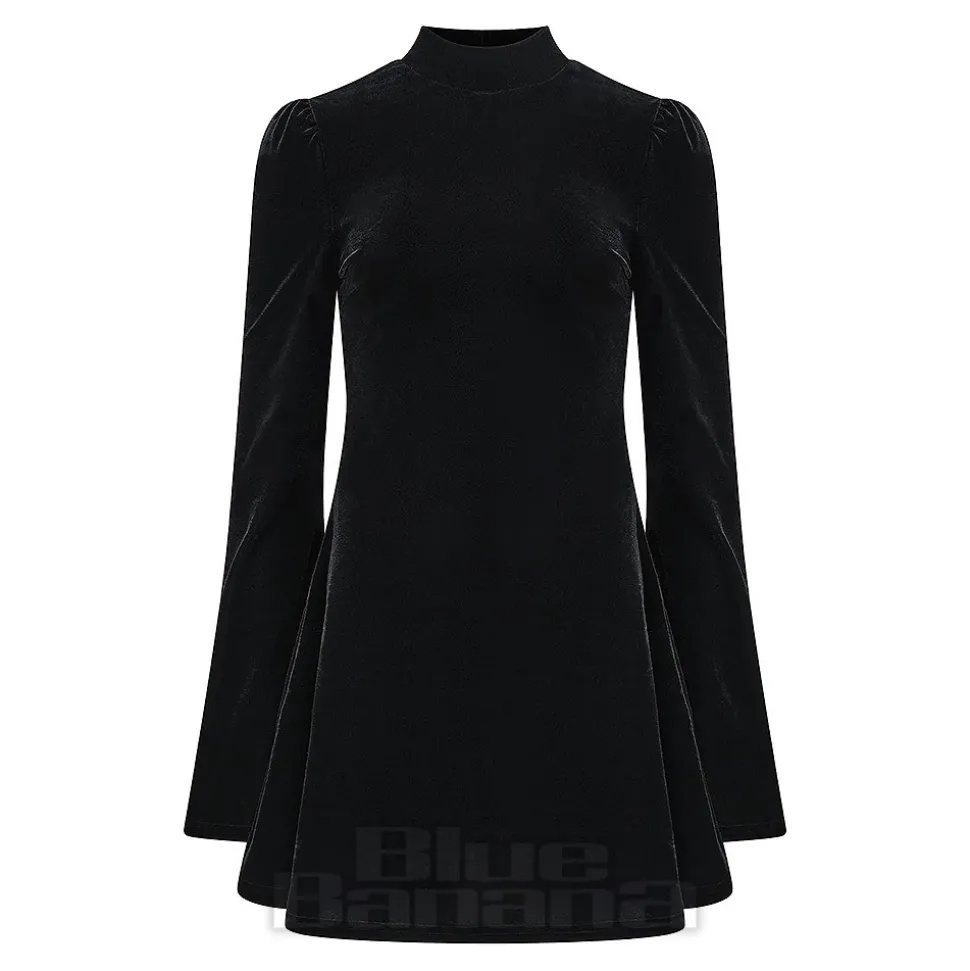 Killstar Dark Dawn Mini Dress (Black)