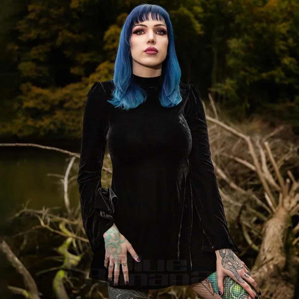 Killstar Dark Dawn Mini Dress (Black)