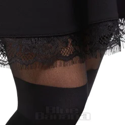 Killstar Draculana Skater Mini Dress (Black)