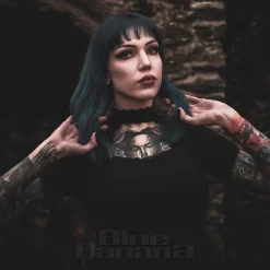 Killstar Draculana Skater Mini Dress (Black)