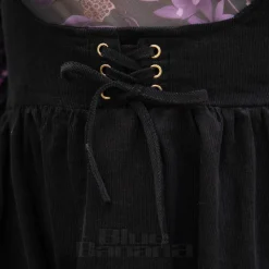 Killstar Juniper's Ballad Underbust Mini Dress (Black)
