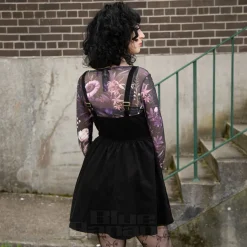 Killstar Juniper's Ballad Underbust Mini Dress (Black)