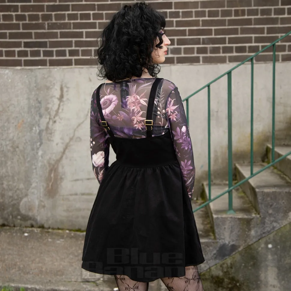 Killstar Juniper's Ballad Underbust Mini Dress (Black)