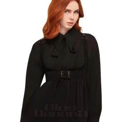 Killstar Juniper's Ballad Underbust Mini Dress (Black)