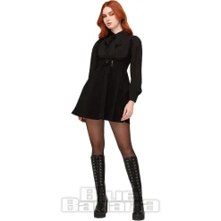 Killstar Juniper's Ballad Underbust Mini Dress (Black)