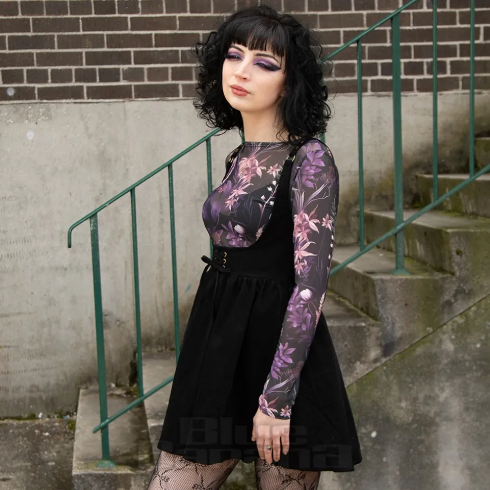 Killstar Juniper's Ballad Underbust Mini Dress (Black)