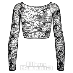 Killstar Lamenthia Mesh Top (Black)