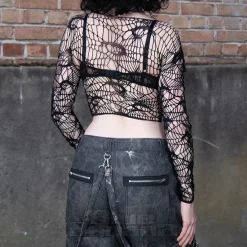 Killstar Lamenthia Mesh Top (Black)