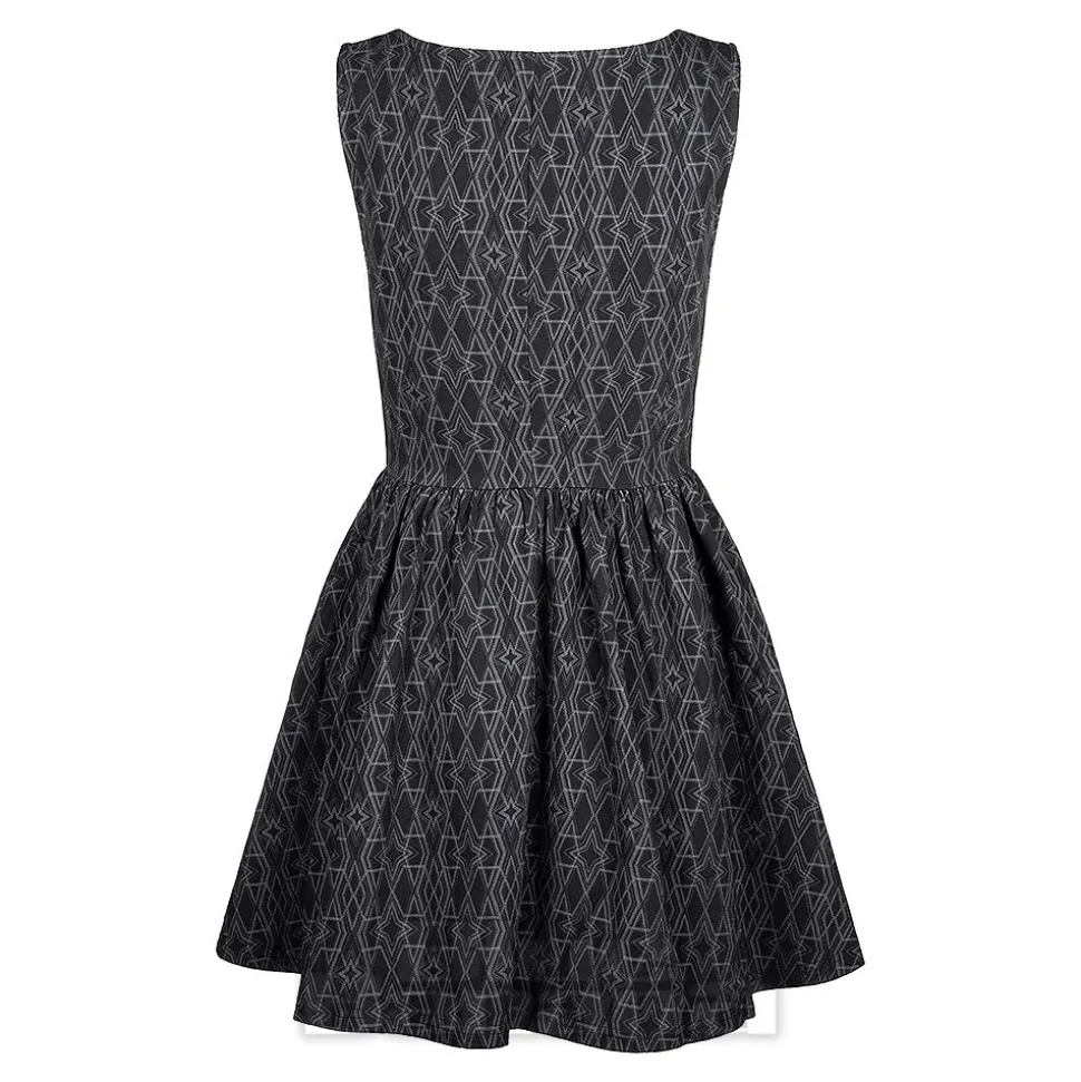 Killstar Mortalis Mini Dress (Charcoal)