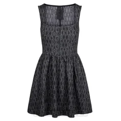 Killstar Mortalis Mini Dress (Charcoal)