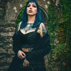 Killstar Nyxian Corset Top (Black)