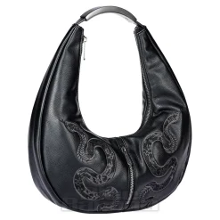 Killstar Silver Bite Handbag (Black)