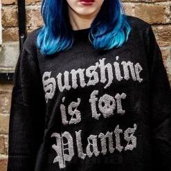 Killstar Sunshine Is For Plants Jumper (Black)
