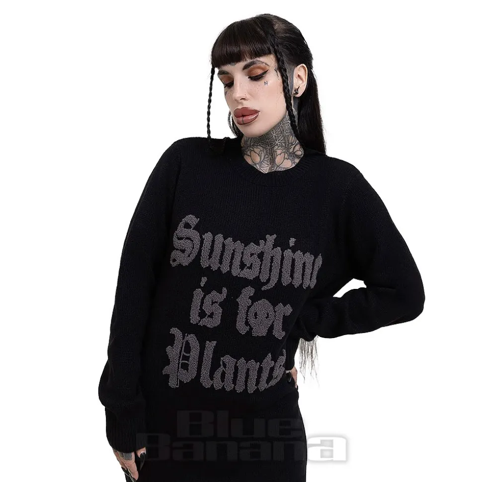 Killstar Sunshine Is For Plants Jumper (Black)