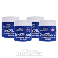 La Riche Directions Colour Hair Dye 4 Pack 100ml (Pastel Blue)