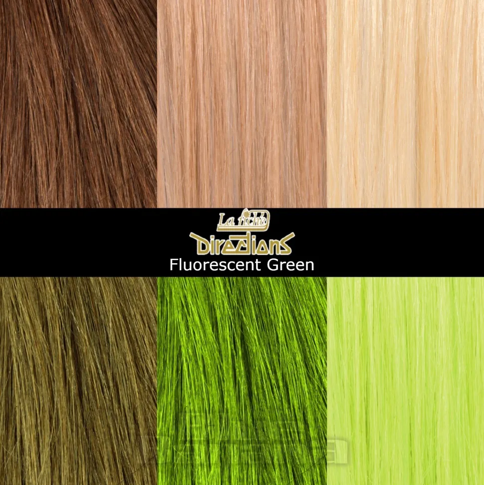 La Riche Directions Colour Hair Dye 4 Pack 100ml (Fluorescent Green)