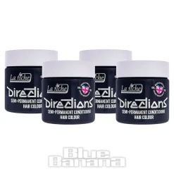 La Riche Directions Colour Hair Dye 4 Pack 100ml (Denim Blue)