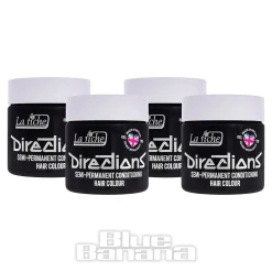 La Riche Directions Colour Hair Dye 4 Pack 100ml (Ebony)