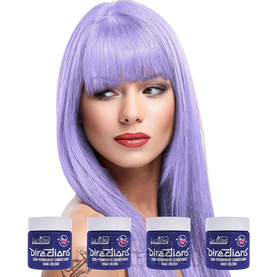 La Riche Directions Colour Hair Dye 4 Pack 100ml (Lilac)