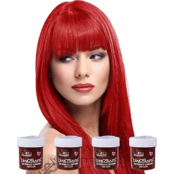 La Riche Directions Colour Hair Dye 4 Pack 100ml (Pillarbox Red)