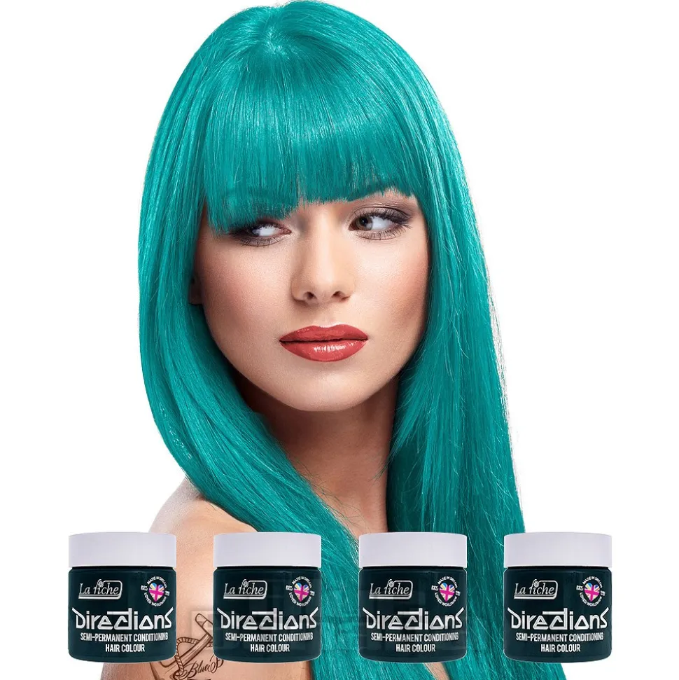La Riche Directions Colour Hair Dye 4 Pack 100ml (Turquoise)