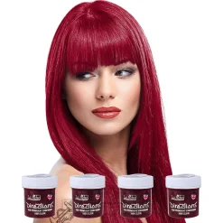 La Riche Directions Colour Hair Dye 4 Pack 100ml (Rose Red)