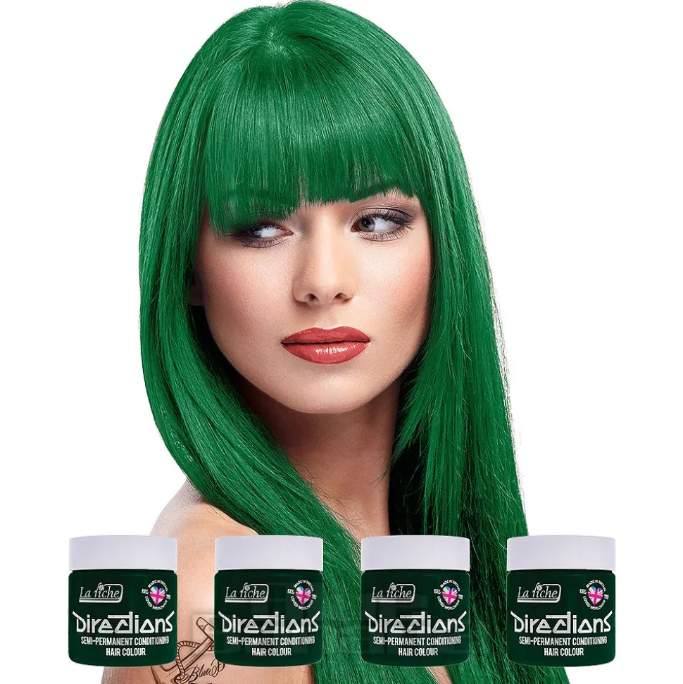 La Riche Directions Colour Hair Dye 4 Pack 100ml (Apple Green)