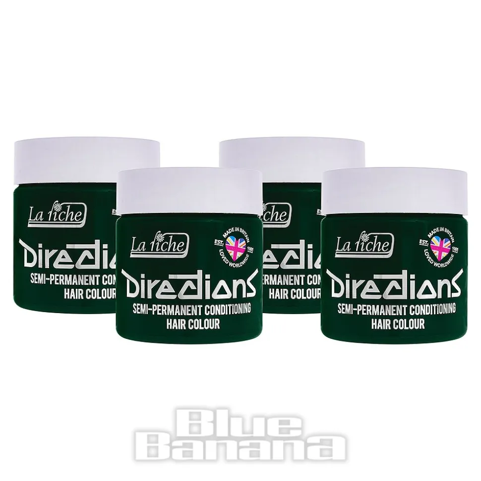La Riche Directions Colour Hair Dye 4 Pack 100ml (Apple Green)