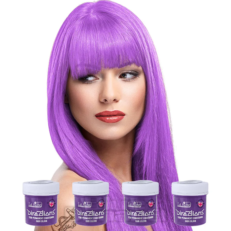 La Riche Directions Colour Hair Dye 4 Pack 88ml (Lavender)