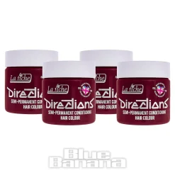 La Riche Directions Colour Hair Dye 4 Pack 100ml (Poppy Red)