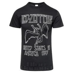 Led Zeppelin US 77 T-Shirt (Black)