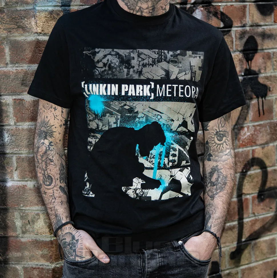 Linkin Park Official Meteora Drip T Shirt (Black)