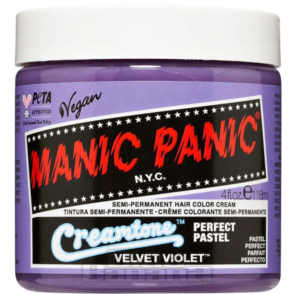 Manic Panic Creamtones Perfect Pastel Hair Dye 118ml (Velvet Violet)