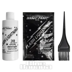 Manic Panic Flash Lightning Bleach Kit (30 Volume Cream Developer)
