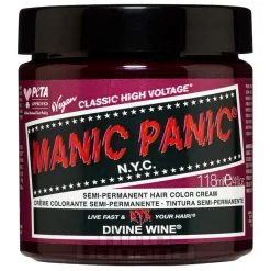 Manic Panic High Voltage Classic Cream Formula Colour Hair Dye 118ML (Divine Wine)