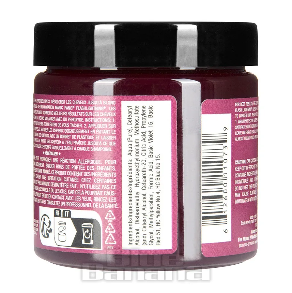 Manic Panic High Voltage Classic Cream Formula Colour Hair Dye 118ML (Divine Wine)