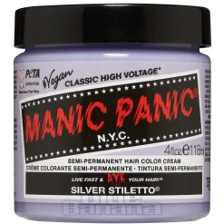 Manic Panic High Voltage Classic Cream Formula Colour Hair Dye 118ml (Silver Stiletto Toner)