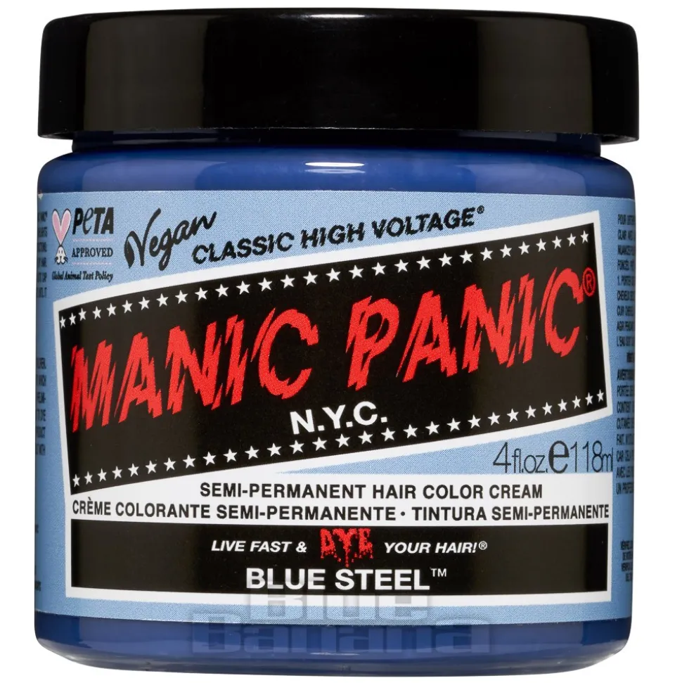 Manic Panic High Voltage Classic Cream Formula Colour Hair Dye 118ml (Blue Steel)