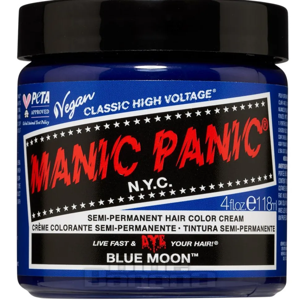 Manic Panic High Voltage Classic Cream Formula Colour Hair Dye 118ml (Blue Moon)