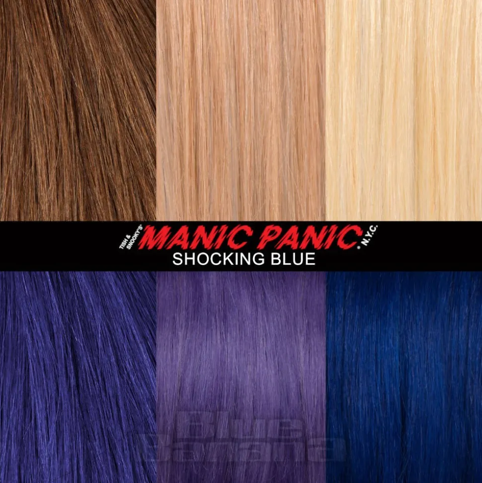Manic Panic High Voltage Classic Cream Formula Colour Hair Dye 118ml (Shocking Blue)