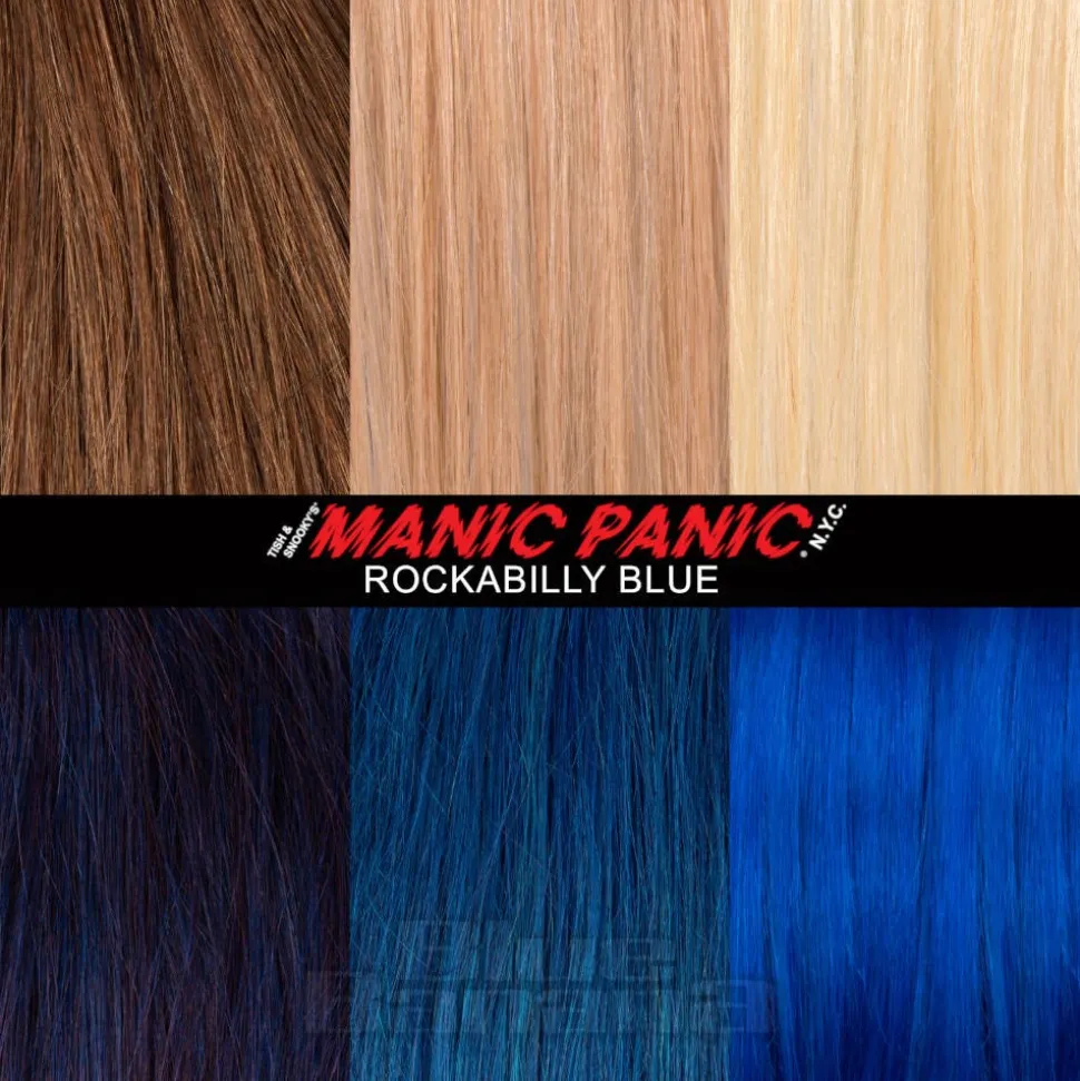 Manic Panic High Voltage Classic Cream Formula Colour Hair Dye 118ml (Rockabilly Blue)